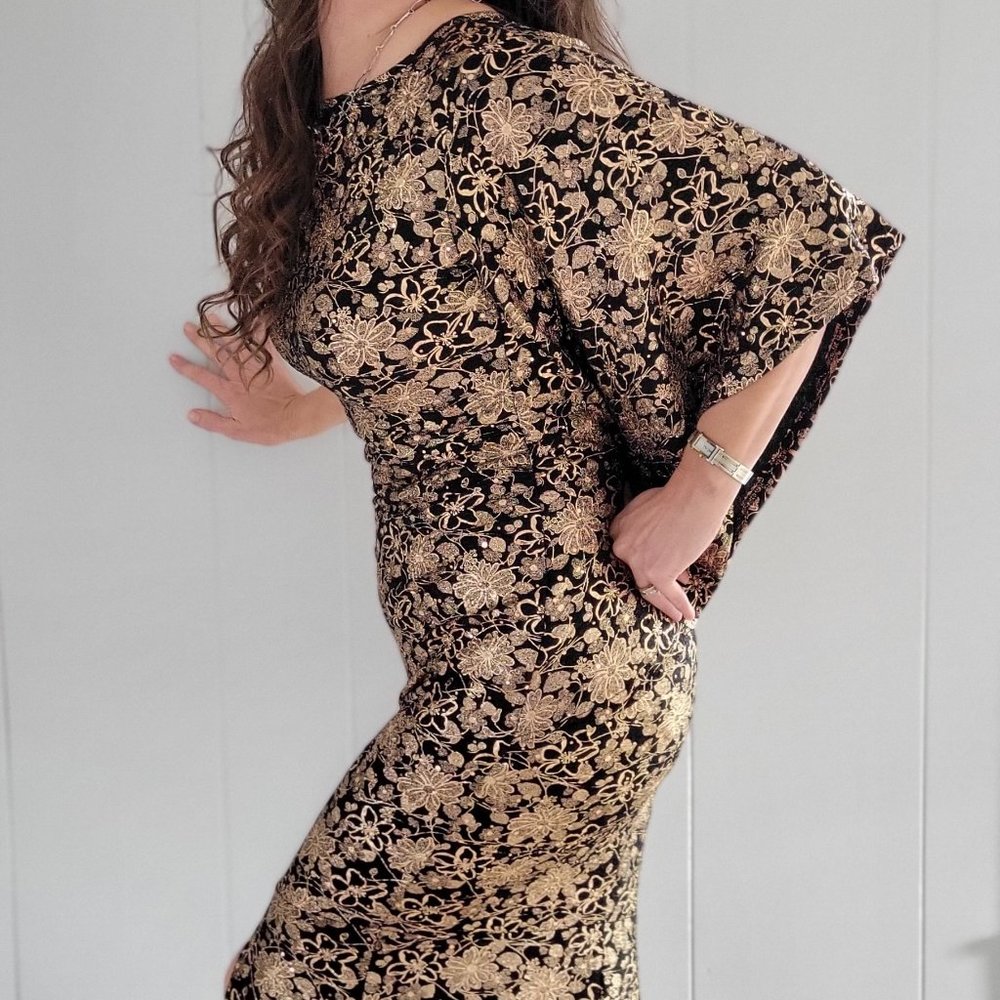 Womens off shoulder Sequin Maxi Dress Formal Floral Split Mermaid Evening Gowm